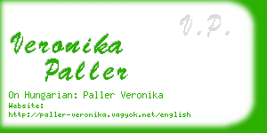 veronika paller business card